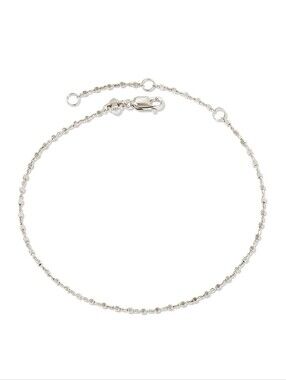 Kendra Scott Beaded Satellite Chain Bracelet in Sterling Silver NWT